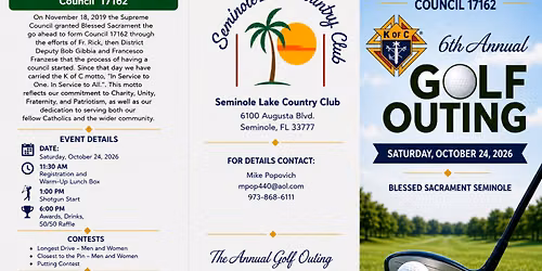 6th Annual Knights of Columbus Council 17162 Golf Outing