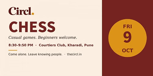 Chess Night at Circl, Kharadi
