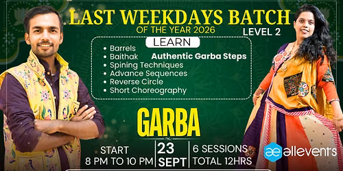Garba Instenive Course with Jayesh Rathod