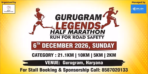 GURUGRAM LEGENDS HALF MARATHON