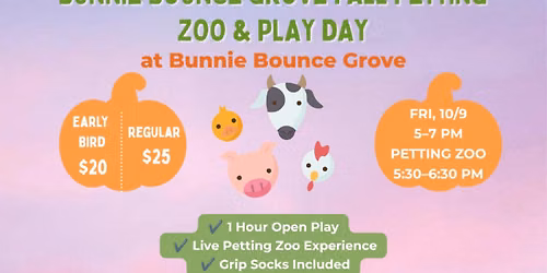 Bunnie Bounce Grove Fall Petting Zoo