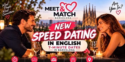 SPEED DATING EVENTS Barcelona in English