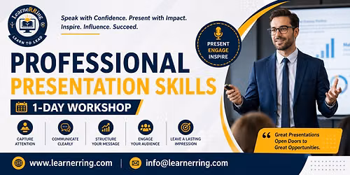 Presentation Skills Professional 1-Day Workshop | Rhode Island