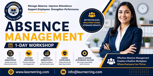 Absence Management  1-Day Workshop | Rhode Island