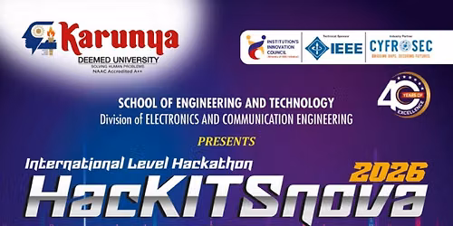 HacKITSnova 2026 - International Level Hackathon
