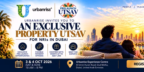 Urbanrise Prelaunch Utsav | An Exclusive NRI Property Showcase in Dubai