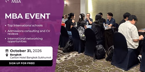 Access MBA Bangkok \u2013 Meet Top UK & International Universities