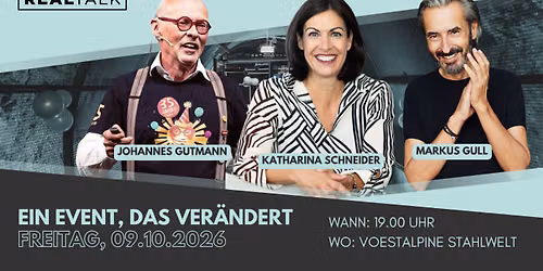 36. RealTalk in Linz: Ein Event, das ver\u00e4ndert
