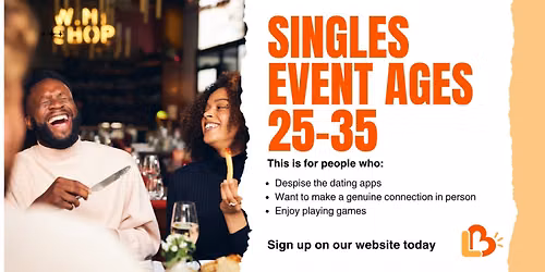 Singles Event Ages 25-35