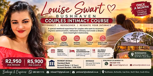 Louise Swart Bushhaven Couples Intimacy Course
