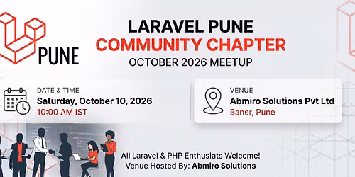 Laravel Pune Community Chapter - Oct 2026