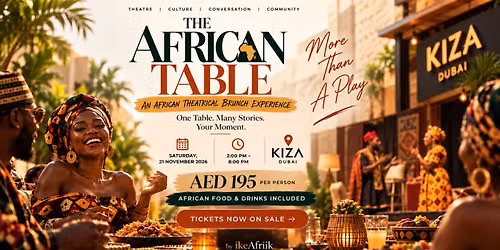 The African Table \u2013 An African Theatrical Brunch Experience
