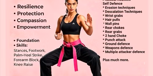 Charity fund raising Pink Belt Self defence. 