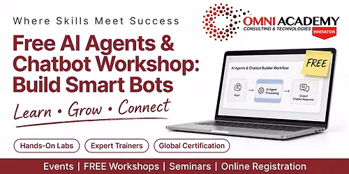 Free AI Agents & Chatbot Workshop: Build Smart Bots  Free Workshop 04th OCT,26 at 02:00 PM 