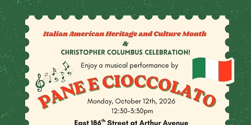 Bronx Little Italy's Italian American Heritage Month Celebration