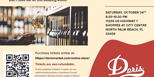 Doris Italian Market & Bakery\u2019s Wine Night on October 24