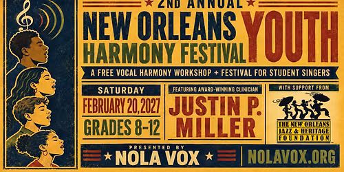 2027 New Orleans Youth Harmony Festival