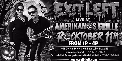 Exit Left Live at Amerikanos Grille The Villages!