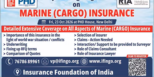 1-Day Training Programme on Marine (Cargo) Insurance 2026