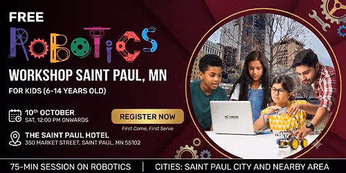 Free Robotics Workshop For Kids at Saint Paul (7-14yrs)