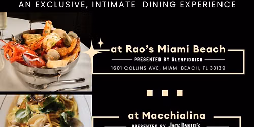 An Evening in Miami Beach Dinner Series with South Beach Seafood Festival