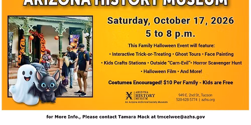 "A Night at the Museum" Annual Family Halloween Event