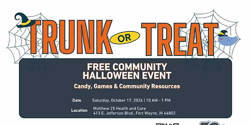 Matthew 25 Trunk or Treat - FREE Community Halloween Event!