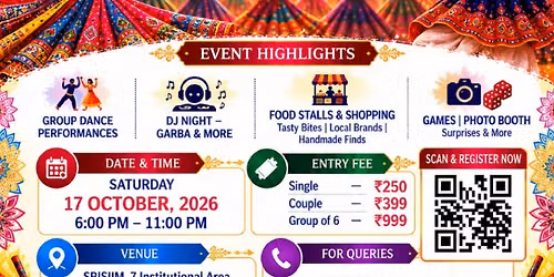 Jashn-e-Garba 2026: Rhythm \u2022 Roots \u2022 Togetherness \u2728