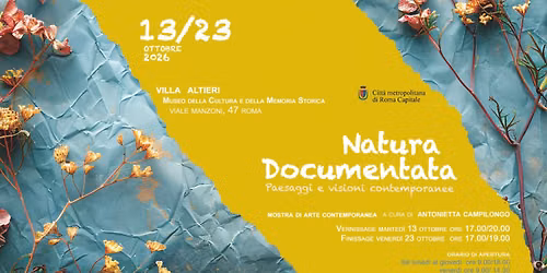 Natura documentata \u2013 Paesaggi e visioni contemporanee,