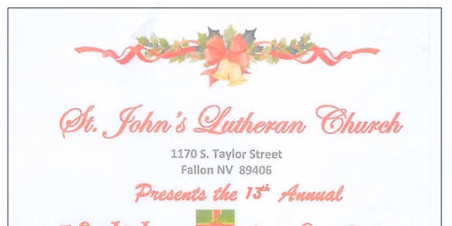 St. John's Lutheran Church 13th Annual Craft Fair & Fundraiser