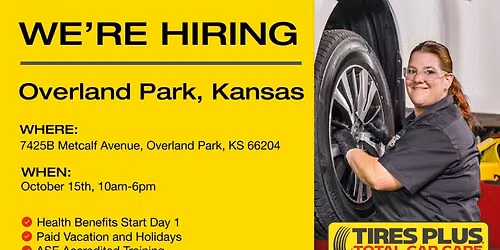 Tires Plus Hiring Event - Same-Day Offers!