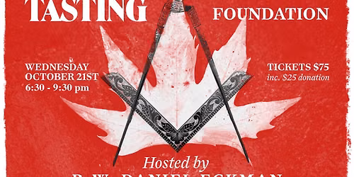 Joshua Lodge #890 Charity Canadian Whiskey Tasting Event