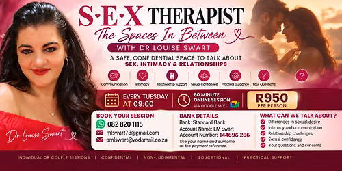 Louise Swart your SEX THERAPIST in Pretoria
