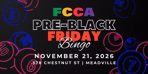 Pre-Black Friday Bingo