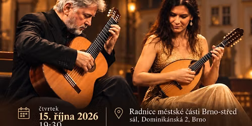 Brillante cordi - Vladislav Bl\u00e1ha&T\u00e1\u0148a Droby\u0161: Koncert a k\u0159est nov\u00e9ho alba Nap\u0159\u00ed\u010d sv\u011btem a \u010dasem