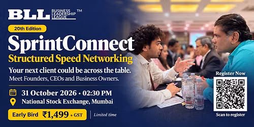 SprintConnect | 20th Edition | Structured Speed Networking