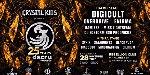 25 Years Dacru Records | Manchester