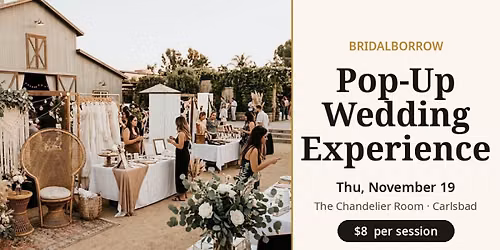 BridalBorrow Pop-Up Wedding Experience