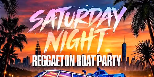Reggaeton Boat Party NYC | Cabana Yacht at Skyport Marina | Oct 10