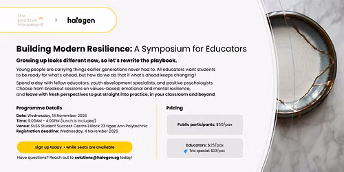 Building Modern Resilience: A Symposium for Educators