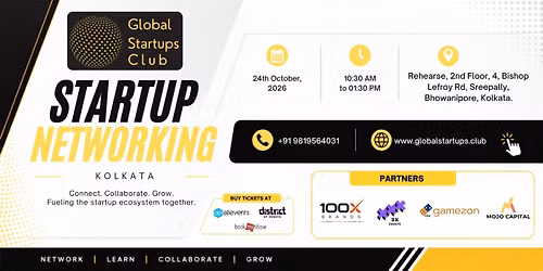 GLOBAL STARTUPS CLUB l STARTUP NETWORKING KOLKATA 2026