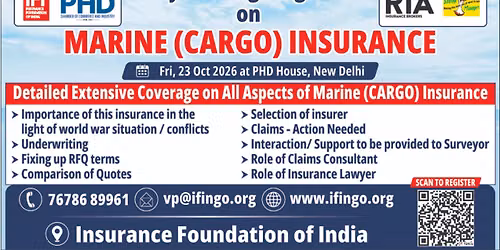 1-Day Training Programme on Marine (Cargo) Insurance 2026