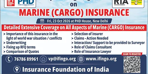 1-Day Training Programme on Marine (Cargo) Insurance 2026