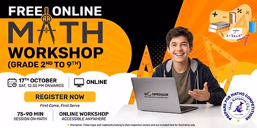 FREE Online Advanced Math Workshop for Kids at Indianapolis, IN (Ages 7\u201316)