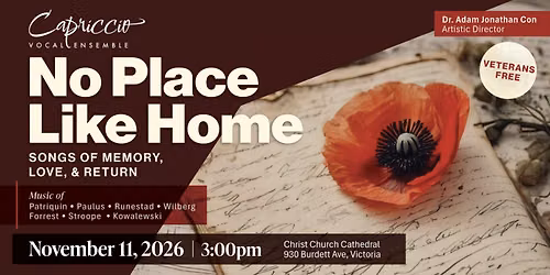 CapriCCio No Place Like Home: Songs of Memory, Love, and Return