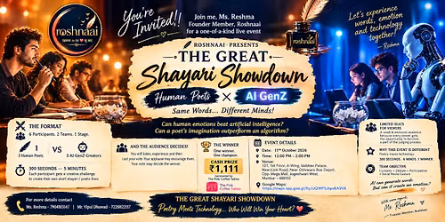 The Great Shayari Showdown - Human Poets Vs AI Genz