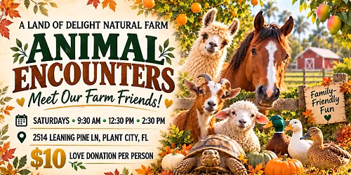 Up-Close Farm Animal Encounters: Pet, Feed & Make Memories