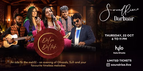SoundRise Darbaar at Hylo | 22nd October | 7pm - 11pm