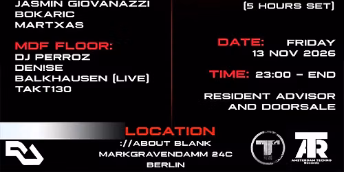 Amsterdam Techno Records and DEPOT BERLIN [Amsterdam & Berlin]