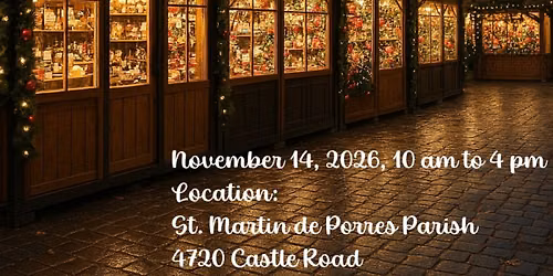 2026 Whitmore Park Community Association Holiday Market